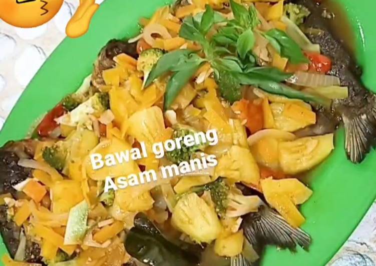 Bawal goreng asam manis ๐ฅ