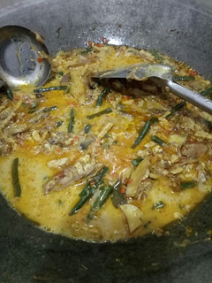 Foto resep Jantung pisang kuah kuning