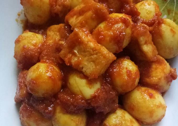 Cara membuat BALADO TELUR PUYUH dan Tahu Cara membuat BALADO TELUR PUYUH dan Tahu