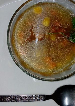 صورة لوصفة شوربه شعيرية