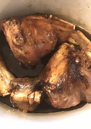 A picture of California Farm Lambshanks in Rosewater and Honey.