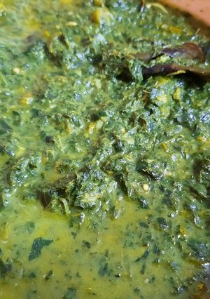 Foto resep Sayur Daun Singkong Tumbuk