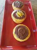 Cupcake de damasco e laranja