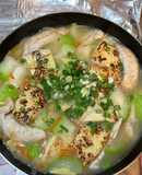 絲瓜豆腐雞肉煲