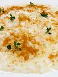 Risotto Marzo - Risotto, crudo di gamberi rossi, bottarga, timo