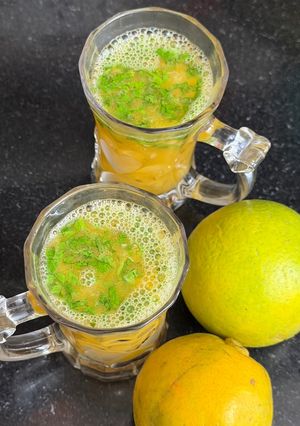 A picture of Ganga Jamuna Soup (Oranges 🍊 & Mosambi).