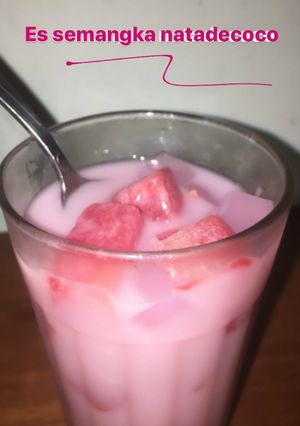 Foto resep Es semangka natadecoco