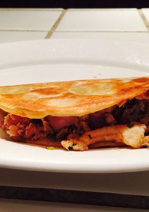 A picture of Smoked Jack Mackerel Tacos.