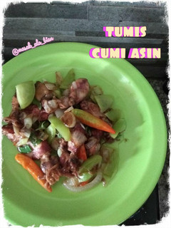 Foto resep Tumis Cumi Asin
