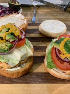 Una foto de Hamburguesas de Salmón