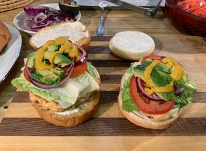Una foto de Hamburguesas de Salmón