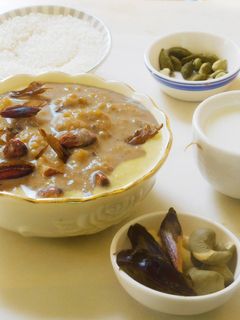 A picture of Gobindobhog rice Payasam (Kheer, phirni, pal payasam).