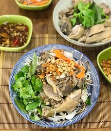 thịt vịt bắp cải