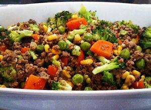 Foto de Carne Moída com Legumes