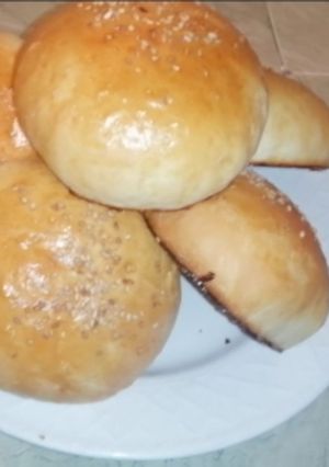 صورة لوصفة خبز البرغر بطريقتي