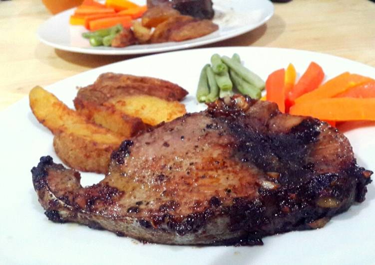 Resep Grilled Tuna Blackpepper (steak tuna ala2 resto) yang Lezat Sekali