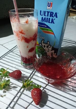 Foto resep Korean strowberry milk