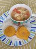 Ceviche de pescado con palmito