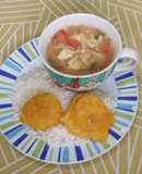 Ceviche de pescado con palmito
