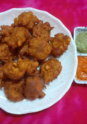 A picture of Corn pakoda.