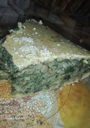 Una foto de Tarta de verdura integral XL😍