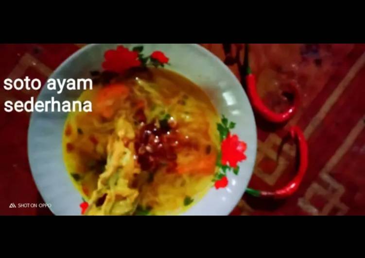 Bagaimana Membuat Soto ayam&sayur sederhana, Enak