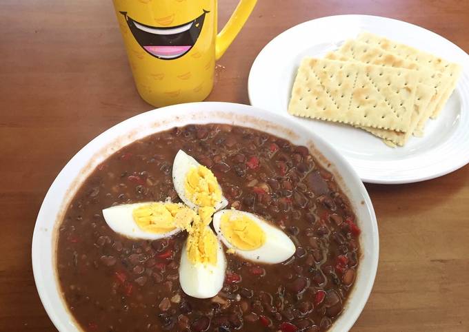 Frijoles Guisados Con Huevo Receta De Carunovi Cookpad