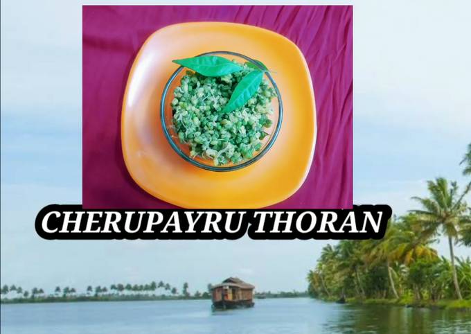 Easiest Way to Make Eric Ripert CHERUPAYAR THORAN(sprouts delight)
