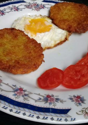 عکسی از دستور هش براون / سیب زمینی رنده شده سرخ شده