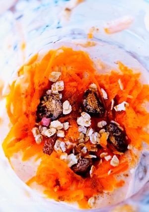 Φωτογραφία της συνταγής Overnight oats carrot cake/ Χυλός βρώμης με γεύση carrot cake