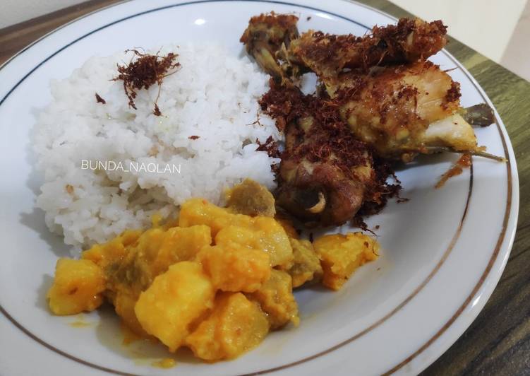 Nasi uduk rice cooker