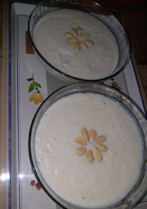 A picture of Badami kheer.