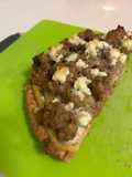 Lamb and Hummus Pizza