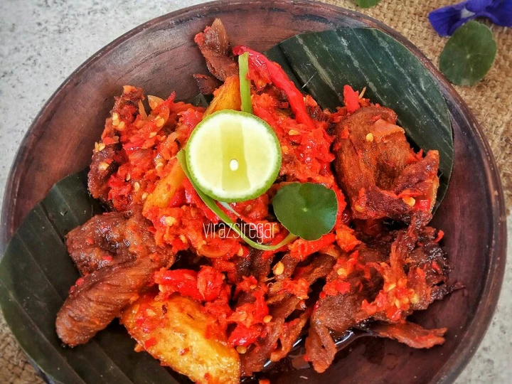 Cara Gampang Membikin Resep Dendeng Balado yang  Bikin Ketagihan Anti Ribet, Uenak Banget
