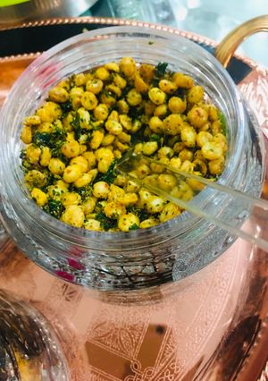A picture of Green Chana Dal.