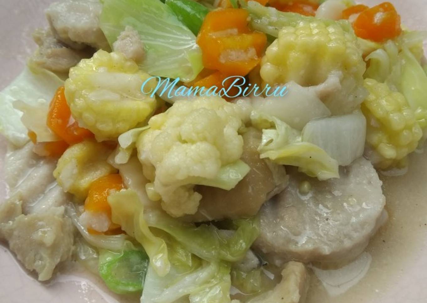 Capcay Bakso Ayam