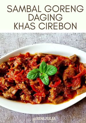 Foto resep Sambal Goreng Daging Khas Cirebon