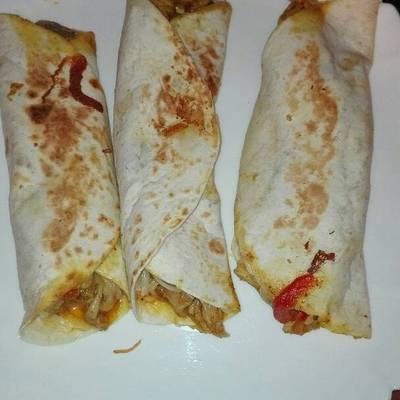 Burritos de pollo y verduras Receta de Mari Ramos- Cookpad