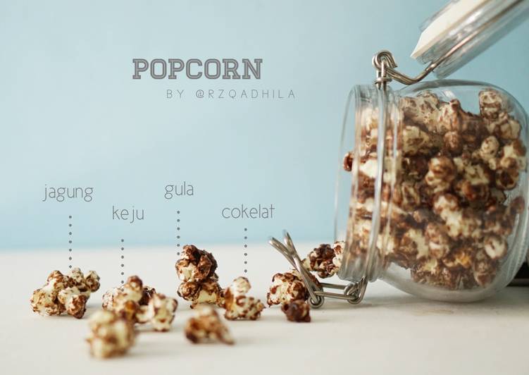 Popcorn Cokelat Keju