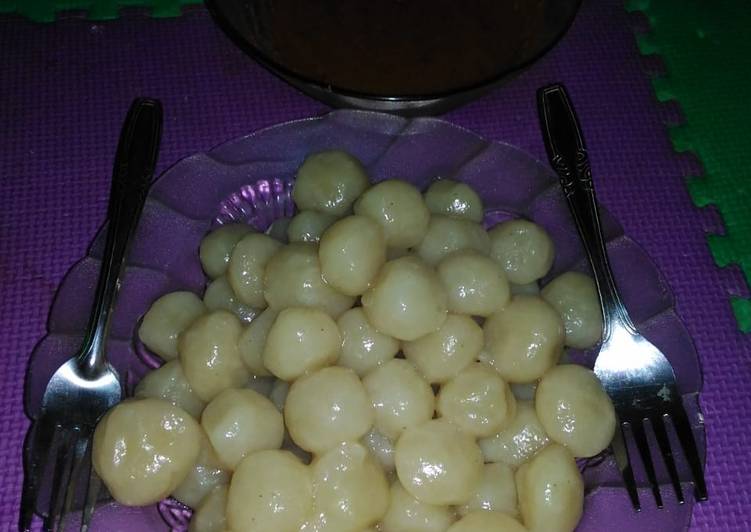 Resep masakan Cilok Homemade (hanya 3 bahan) | Resep Bumbu Cilok Homemade (hanya 3 bahan) Yang Enak Dan Lezat