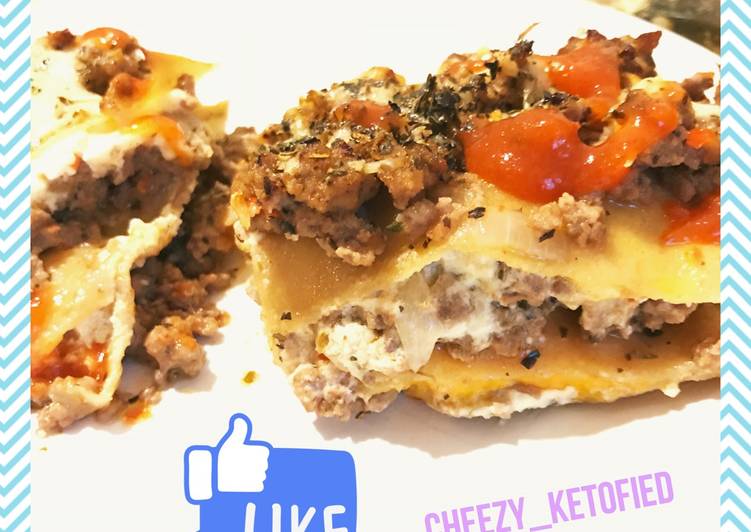 Resep Keto-Beef lasagna yang Bisa Manjain Lidah