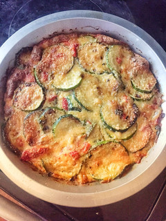 Una foto de Frittata de Calabacita, zucchini o calabacín,, para comerla a toda hora este Verano