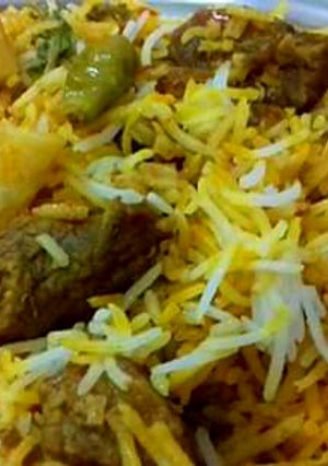 A picture of Student Biryani (Beef Biryani).
