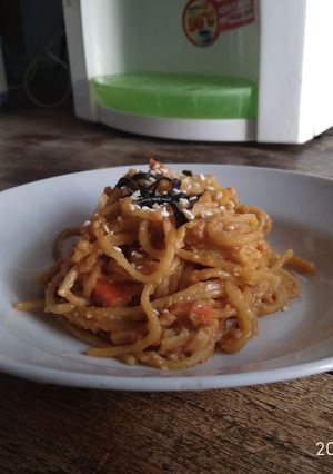 Foto resep Creamy miso pasta