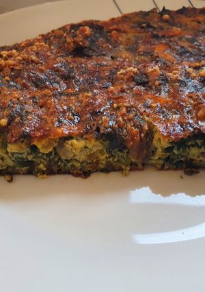 Una foto de Tortilla de espinaca.