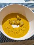 Crema de zanahoria fácil en instant pot
