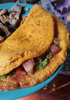 Una foto de Omelette de zanahoria
