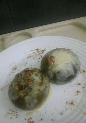 Una foto de Zapallitos rellenos de verduras
