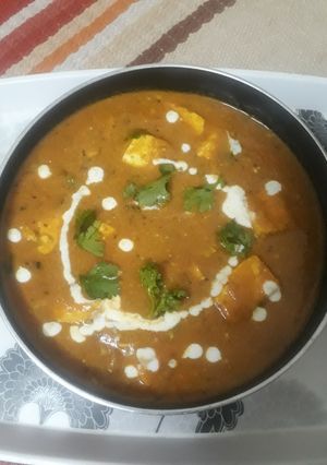 पनीर मखनी करी (paneer makhani curry recipe in Hindi) रेसिपी मुख्य फोटो