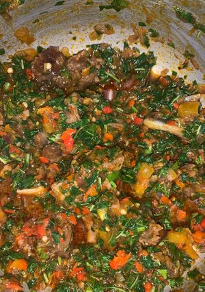 Vegetable soup ainihin hoton girkin